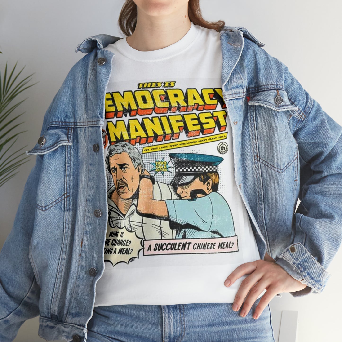 Democracy manifest Unisex Heavy Cotton T-shirt