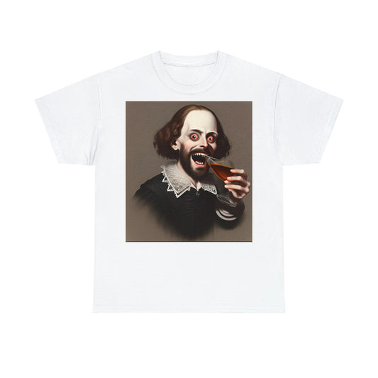 Drinking drunk Shakespeare Unisex Heavy Cotton Tee